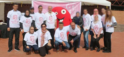 Équipe du Centre ANOUR lors de la Journée Mondiale du Rein 2018 à Agadir